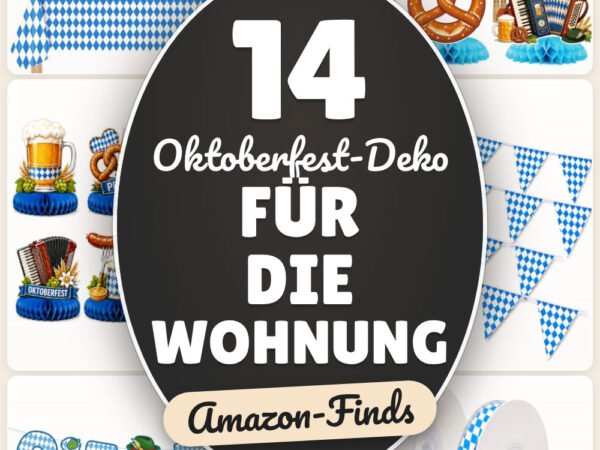 Oktoberfest-Deko für die Wohnung: 14 Amazon-Finds, zünftig feiern