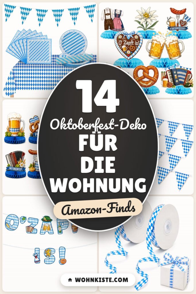Oktoberfest-Deko für die Wohnung: 14 Amazon-Finds, zünftig feiern