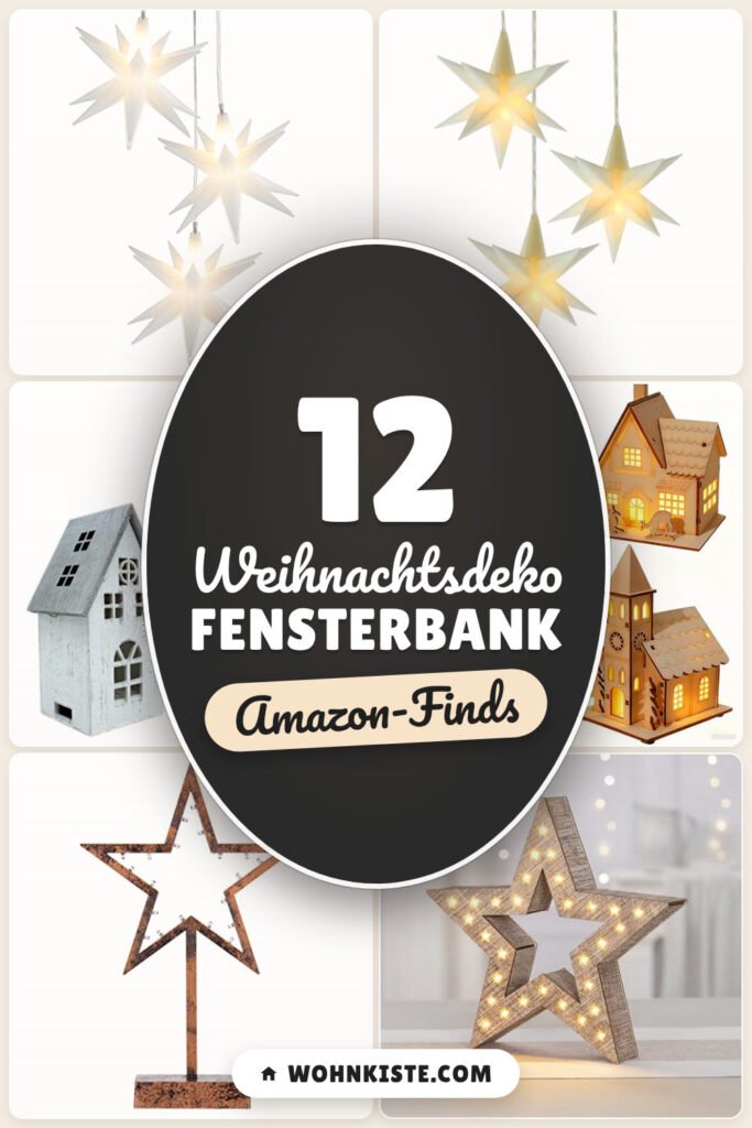 Weihnachtsdeko Fensterbank: 12 Amazon-Finds, warmes Licht