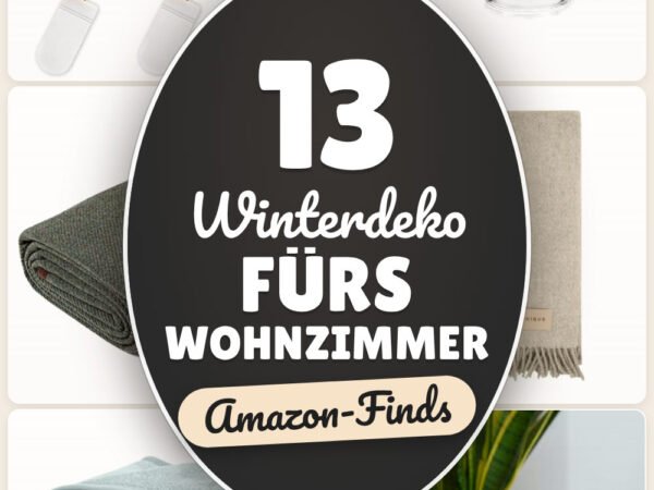 Winterdeko fürs Wohnzimmer: 13 Amazon-Finds, warm und gemütlich