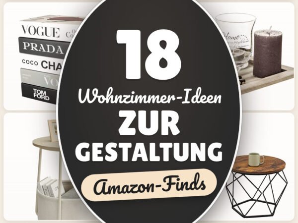 Wohnzimmer-Ideen zur Gestaltung: 18 Amazon-Finds, sofort gemütlich
