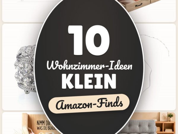Wohnzimmer-Ideen klein: 10 Amazon-Finds, mehr Stauraum & Licht