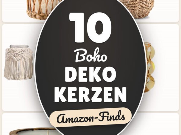 Boho Deko Kerzen: 10 Amazon-Finds, warmes Licht daheim