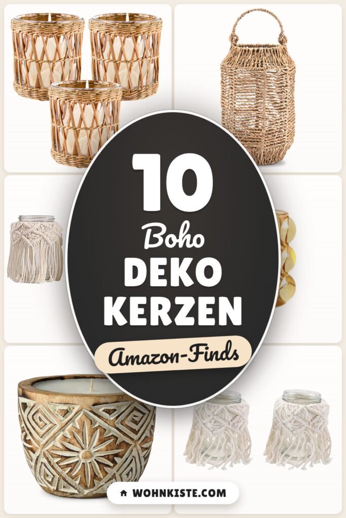 Boho Deko Kerzen: 10 Amazon-Finds, warmes Licht daheim