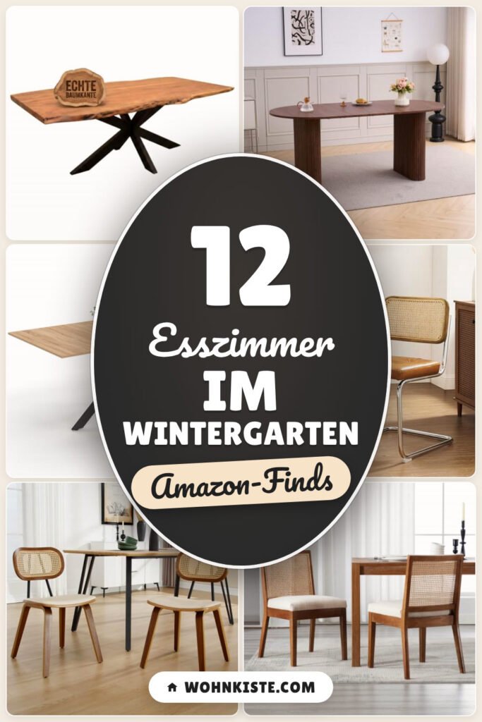 Esszimmer im Wintergarten: 12 Amazon-Finds, hell & gemütlich