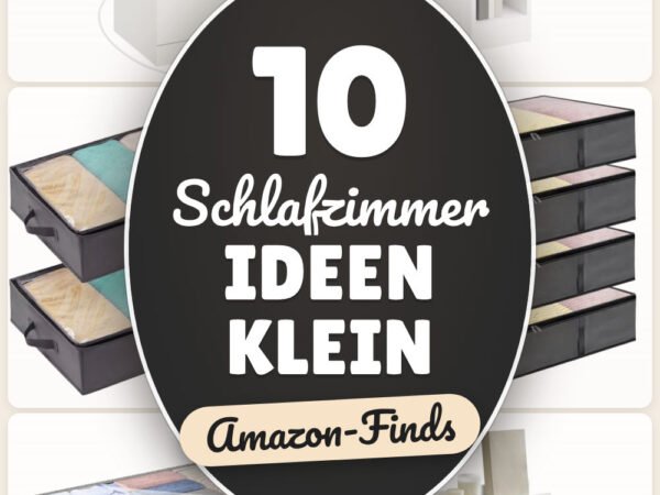 Schlafzimmer Ideen klein: 10 Amazon-Finds, mehr Stauraum & Ruhe