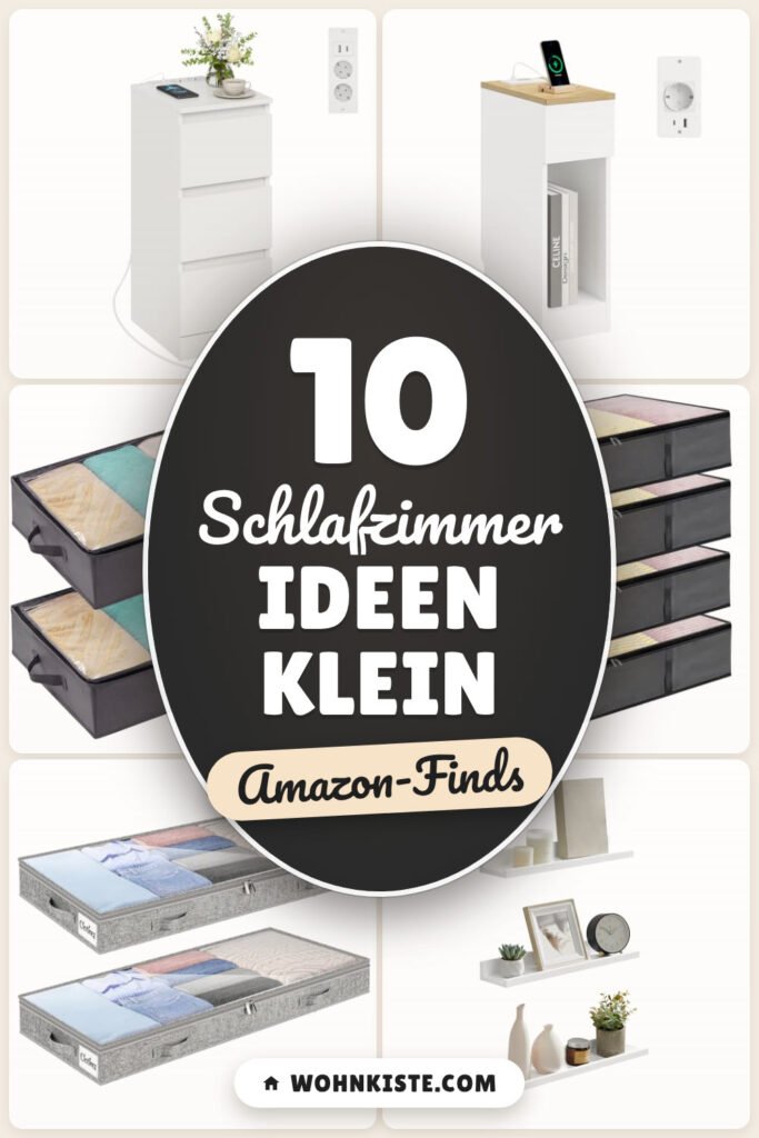 Schlafzimmer Ideen klein: 10 Amazon-Finds, mehr Stauraum & Ruhe