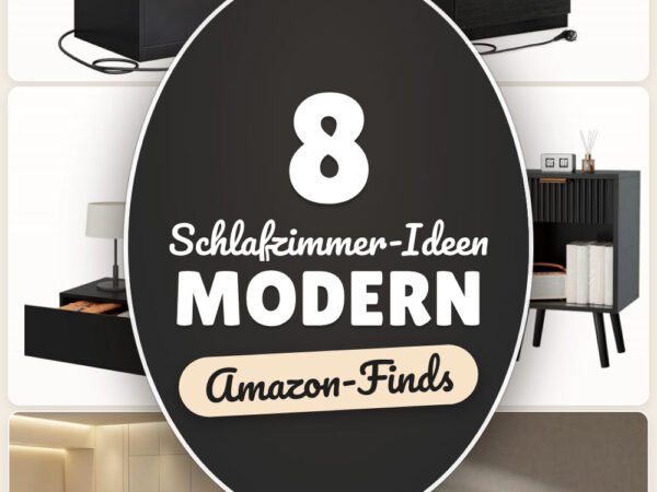 Schlafzimmer-Ideen modern: 8 Amazon-Finds, ruhiger Look schnell