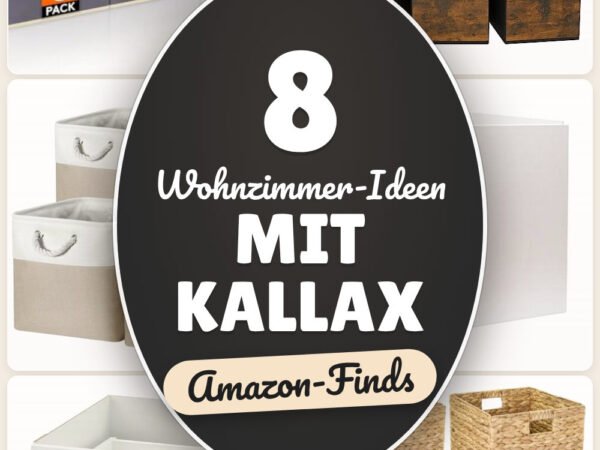 Wohnzimmer-Ideen mit Kallax: 8 Amazon-Finds, mehr Stauraum