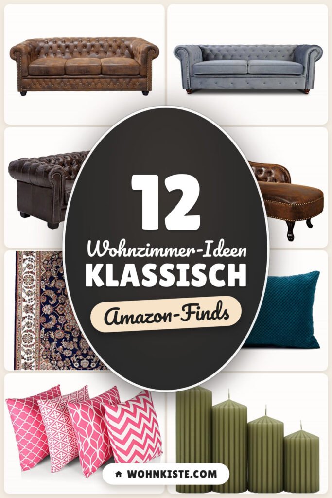 Wohnzimmer-Ideen klassisch: 12 Amazon-Finds, zeitlos einrichten