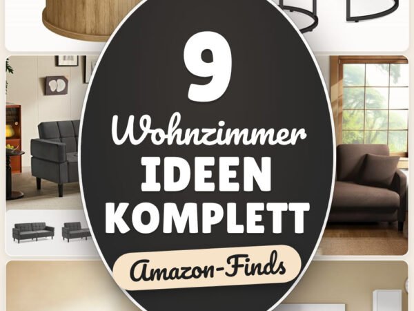 Wohnzimmer Ideen komplett: 9 Amazon-Finds, alles abgestimmt