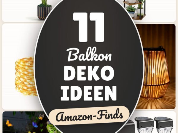 Balkon Deko Ideen: 11 Amazon-Finds, schnell gemütlich machen