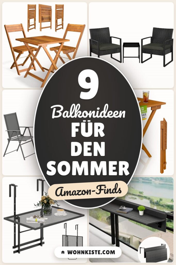 Balkonideen für den Sommer: 9 Amazon-Finds, schnell gemütlich
