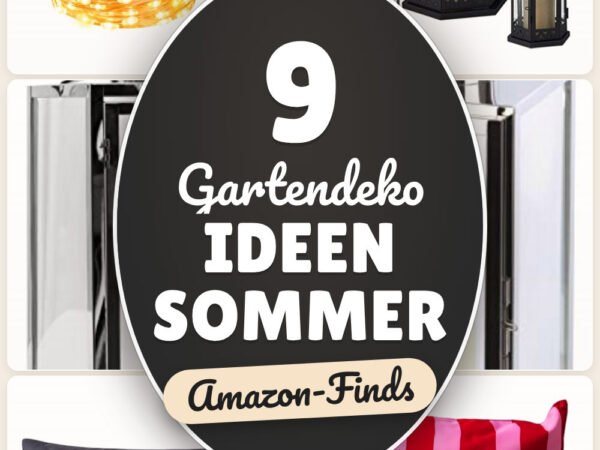 Gartendeko Ideen Sommer: 9 Amazon-Finds, schnell draußen schön