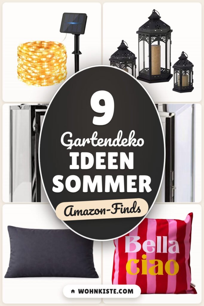 Gartendeko Ideen Sommer: 9 Amazon-Finds, schnell draußen schön