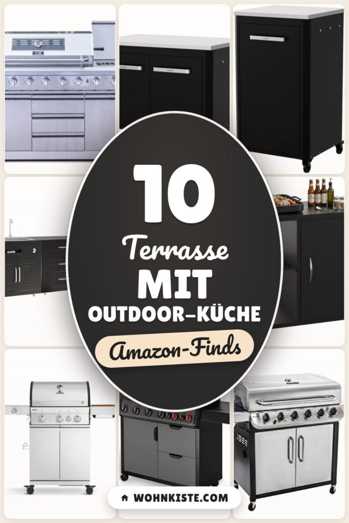 Terrasse mit Outdoor-Küche: 10 Amazon-Finds, clever kochen draußen