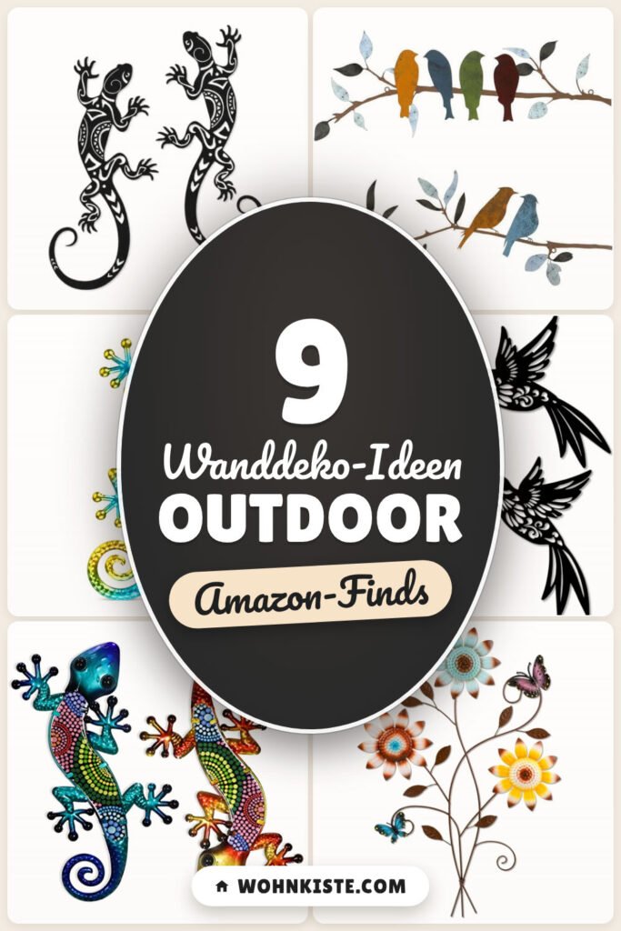 Wanddeko-Ideen Outdoor: 9 Amazon-Finds, wetterfest gemütlich