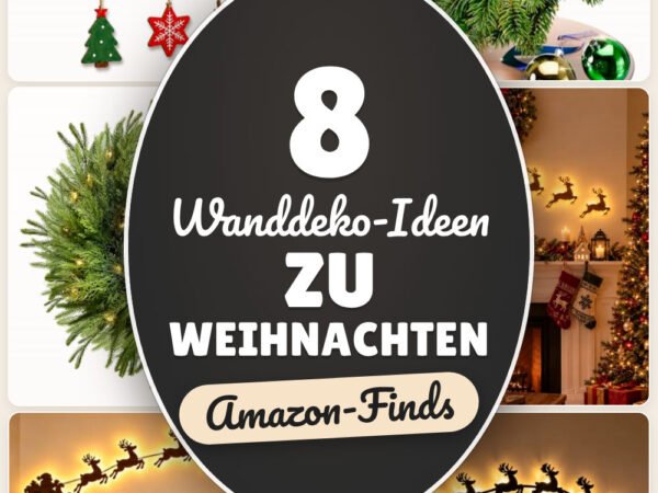 Wanddeko-Ideen zu Weihnachten: 8 Amazon-Finds, schnell aufgehängt