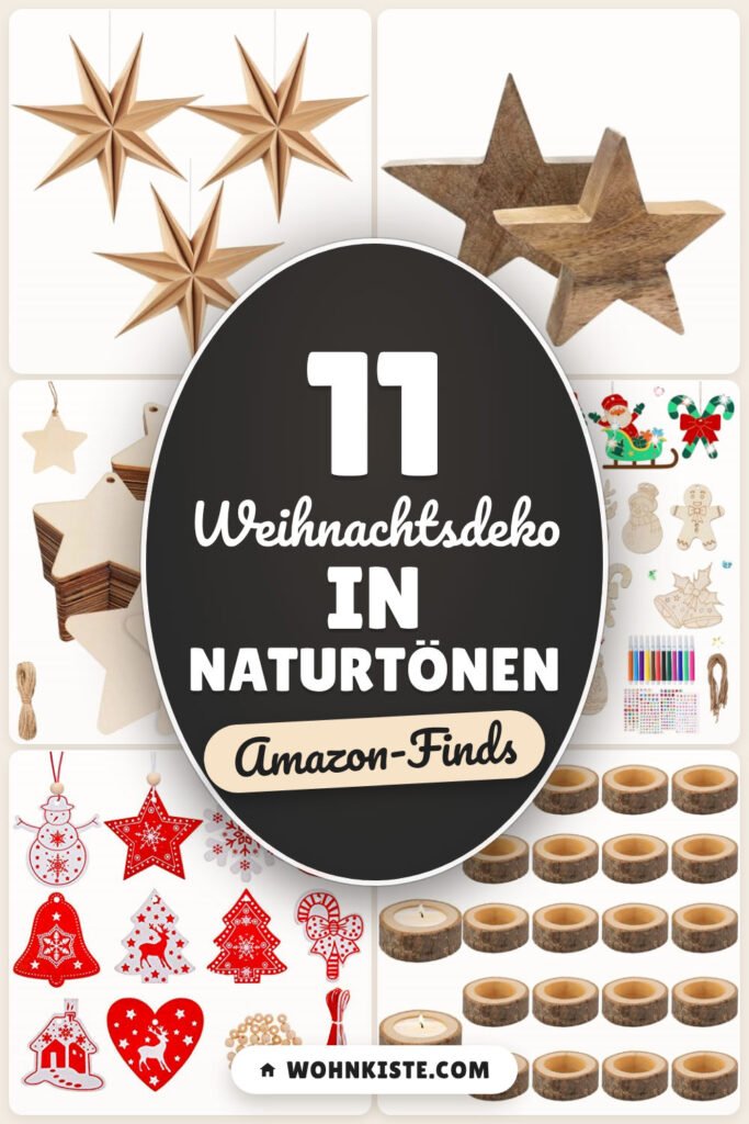 Weihnachtsdeko in Naturtönen: 11 Amazon-Finds, warm und beruhigend