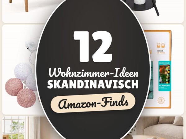 Wohnzimmer-Ideen skandinavisch: 12 Amazon-Finds, hell & gemütlich