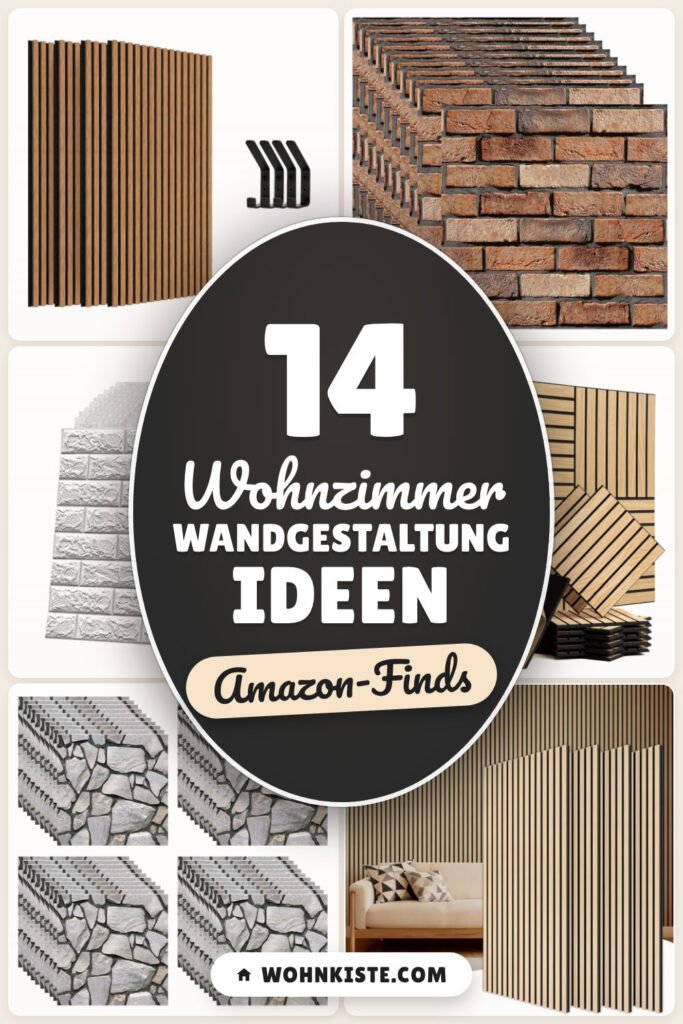 Wohnzimmer Wandgestaltung Ideen: 14 Amazon-Finds, schnell neu wirken