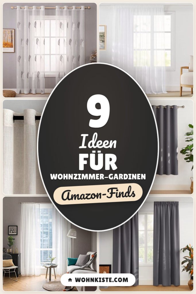 Ideen für Wohnzimmer-Gardinen: 9 Amazon-Finds, Licht & Ruhe