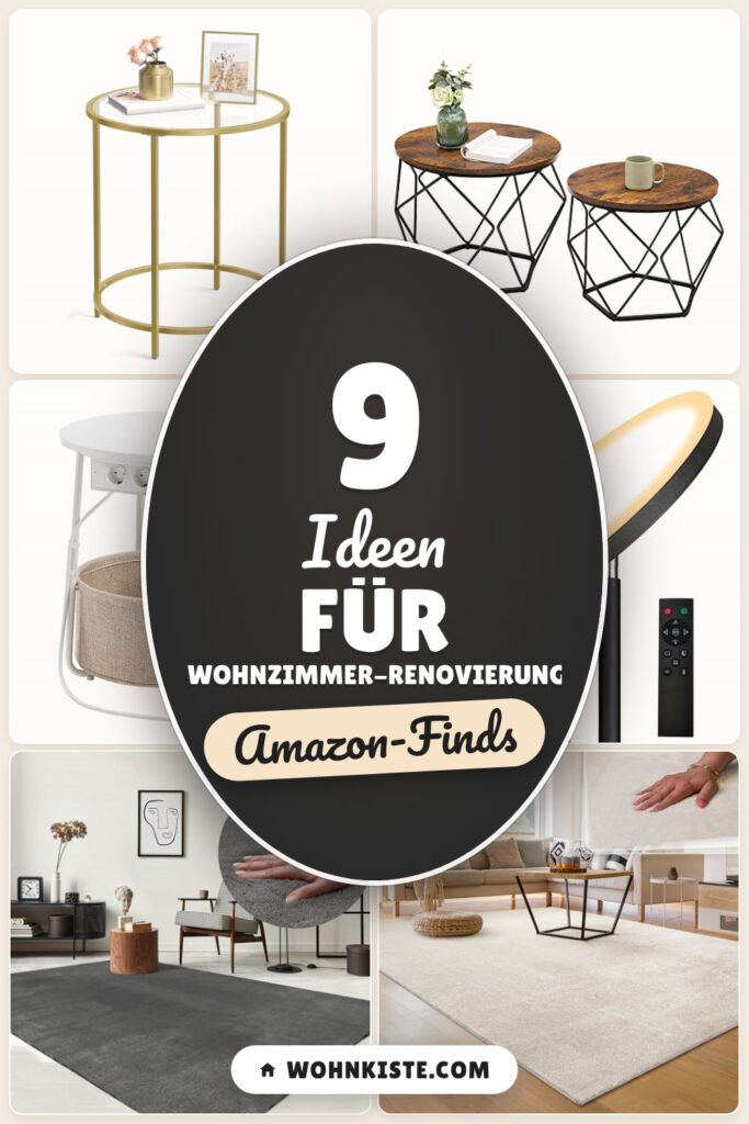 Ideen für Wohnzimmer-Renovierung: 9 Amazon-Finds, fix gemütlich