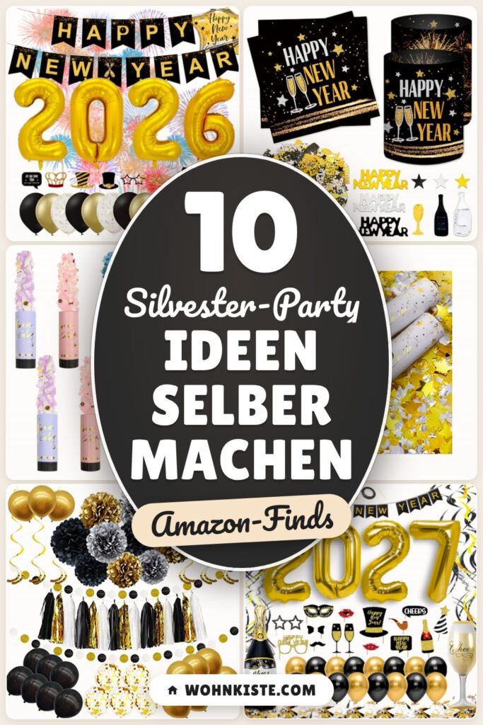 Silvester-Party Ideen selber machen: 10 Amazon-Finds, fix dekoriert