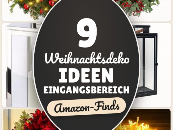 Weihnachtsdeko Ideen Eingangsbereich: 9 Amazon-Finds, wirkt einladend