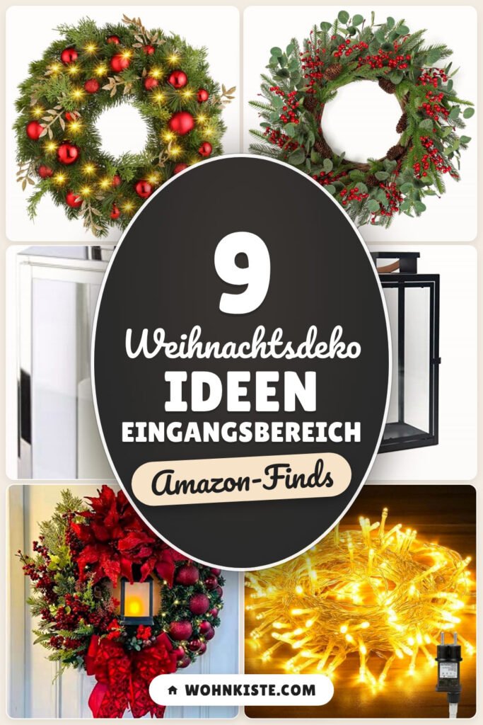 Weihnachtsdeko Ideen Eingangsbereich: 9 Amazon-Finds, wirkt einladend