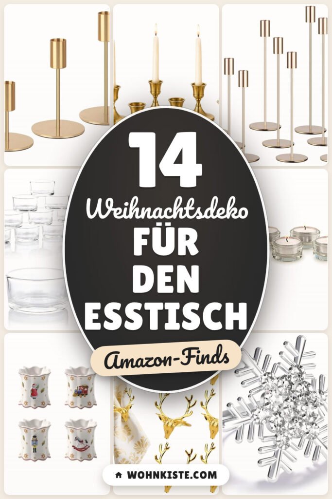 Weihnachtsdeko für den Esstisch: 14 Amazon-Finds, festlich