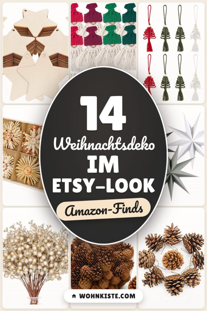 Weihnachtsdeko im Etsy-Look: 14 Amazon-Finds, warm & schlicht