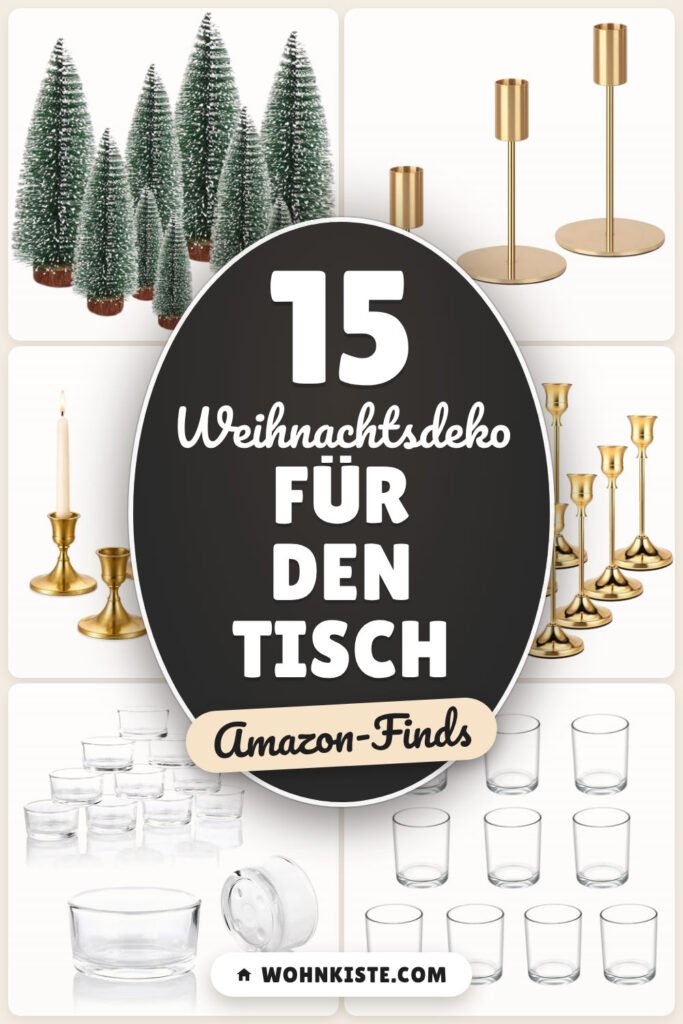 Weihnachtsdeko für den Tisch: 15 Amazon-Finds, schnell festlich