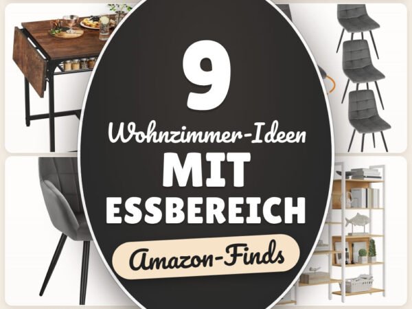 Wohnzimmer-Ideen mit Essbereich: 9 Amazon-Finds, clever zoniert