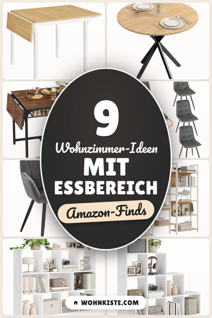 Wohnzimmer-Ideen mit Essbereich: 9 Amazon-Finds, clever zoniert