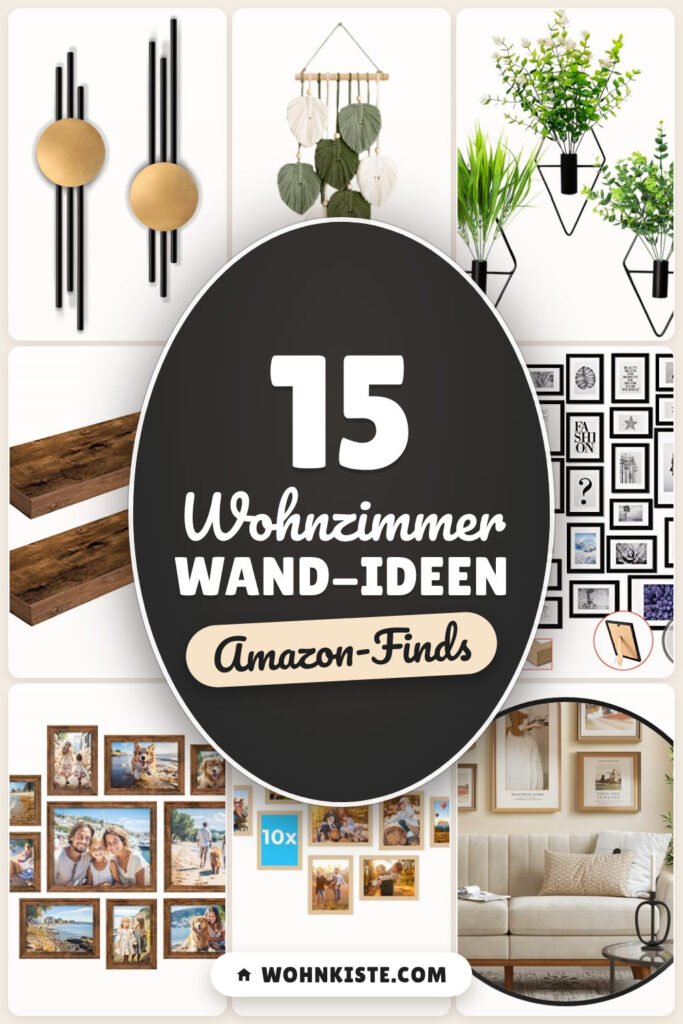Wohnzimmer Wand-Ideen: 15 Amazon-Finds, schnell neu gestalten