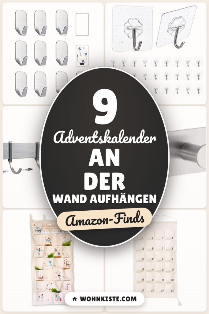 Adventskalender an der Wand aufhängen: 9 Amazon-Finds