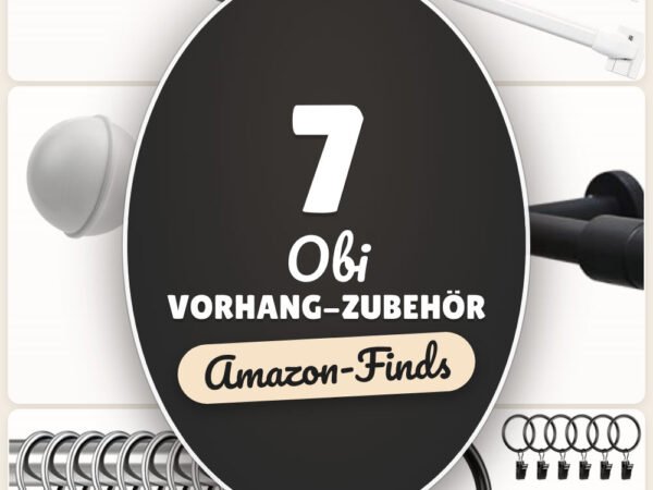 OBI Vorhang-Zubehör: 7 Amazon-Finds, alles für Aufhängung