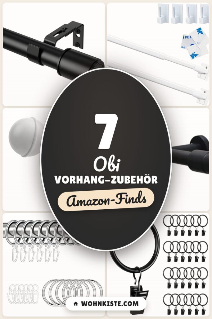 OBI Vorhang-Zubehör: 7 Amazon-Finds, alles für Aufhängung
