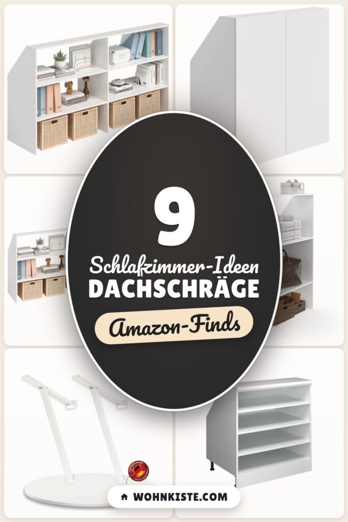 Schlafzimmer-Ideen Dachschräge: 9 Amazon-Finds, mehr Stauraum