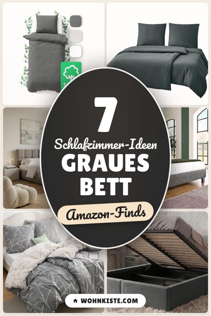 Schlafzimmer-Ideen graues Bett: 7 Amazon-Finds, ruhiger Look