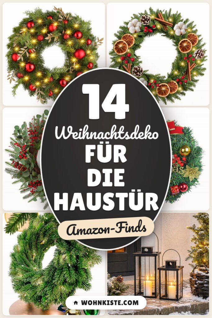 Weihnachtsdeko für die Haustür: 14 Amazon-Finds, wetterfest