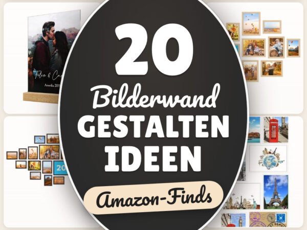 Bilderwand gestalten Ideen: 20 Amazon-Finds, die den Alltag leichter machen