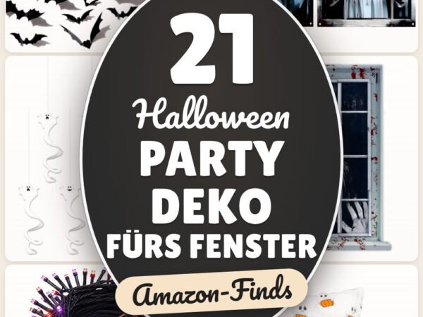 Halloween Party Deko fürs Fenster: 21 Amazon-Finds