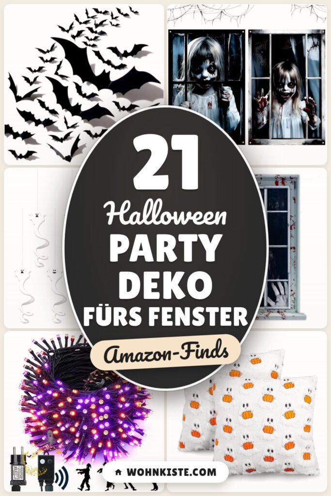 Halloween Party Deko fürs Fenster: 21 Amazon-Finds
