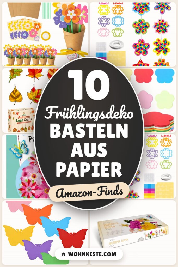 Frühlingsdeko basteln aus Papier: 10 Amazon-Finds