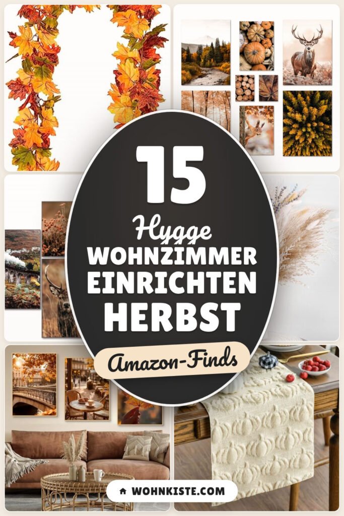 Hygge Wohnzimmer einrichten Herbst: 15 Amazon-Finds