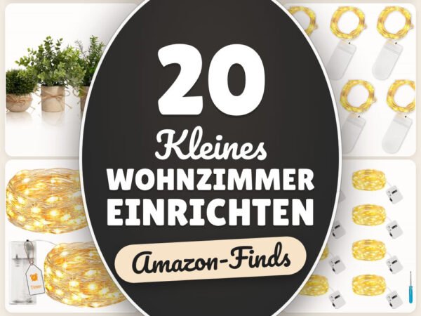 Kleines Wohnzimmer einrichten: 20 Amazon-Finds, die jeder braucht
