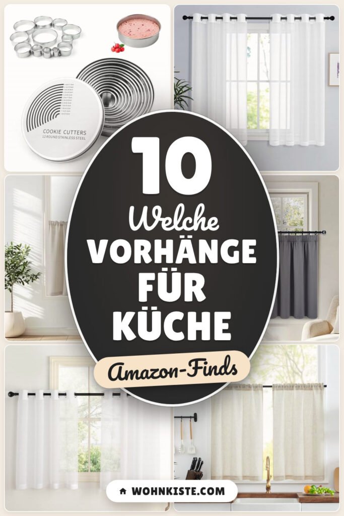 Welche Vorhänge für Küche: 10 Amazon-Finds, die sofort Freude machen