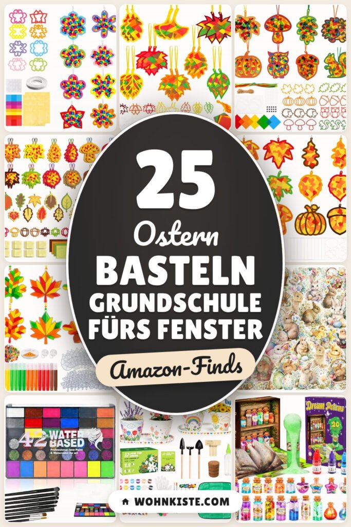 Ostern basteln Grundschule fürs Fenster: 25 Amazon-Finds